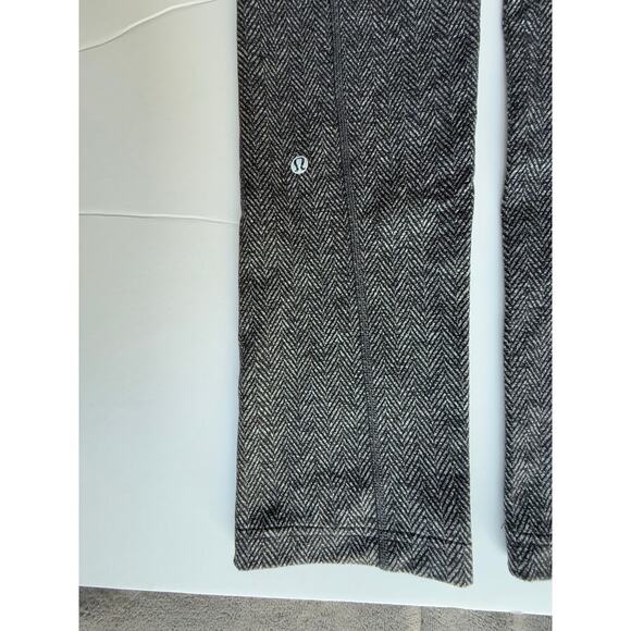Lululemon Straight Up Double Waist Band Pants Womens Size 4 Heathered Gray - Picture 11 of 12
